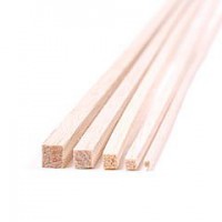 Baguette balsa 2x2mm 1M