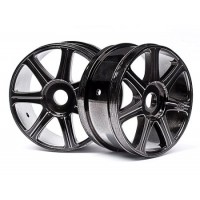 Jante noire chromée 7 batons Edge – la paire