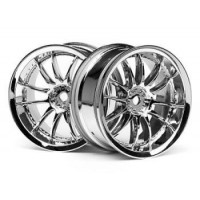 Jantes WORK 26mm chromée 3mm – la paire – 1/10 ème