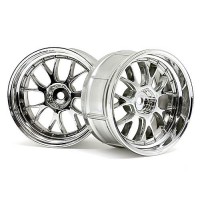 Jantes HPI LP32 LM-R Chrome – la paire - 1/10ème