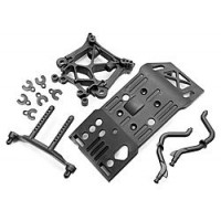 Ensemble de protection carter/montants carrosserie/platine amortisseur – SAVAGE X