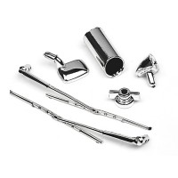 Ensemble accessoires carrosserie chromé 1/10e