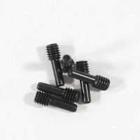 Axe fileté M4X2X12mm (noir, 6 pièce(s)