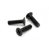 Vis tête fraisée cruciforme M3X12mm 6 pièces