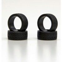 Pneus KYOSHO racing 20* radial Étroit 4 pièce(s) - MINI-Z Racer