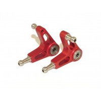 Renvoie d'ailerons ALU rouge - RAPTOR 30/50/V1/V2/TITAN
