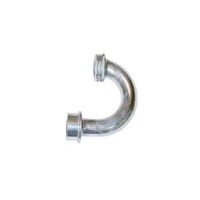 Coude « In Line » poli pour TT type Kyosho (Xlong)