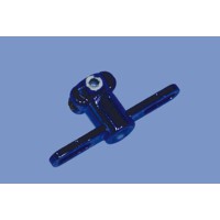 Pièce connexion ALU pied de pales  – BLUE ARROW