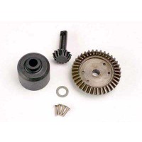 Ring gear, 37-t pinion/diff carrier/6x10x0.5 teflon washer 2x8mm countersunk machine screws – E MAXX/T MAXX