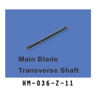 Main blade transverse shaft