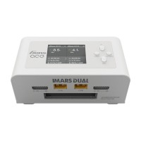 Chargeur GensAce Imars Dual 15A DC 300w X2 / AC 200w Blanc