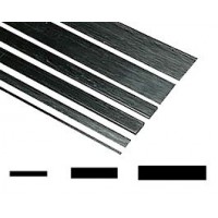 Profilé carbone plat 5x0.5mm 1m (larg-ép-long)