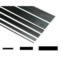 Profilé carbone plat 6.0x1.0mm 1m (larg-ép-long)