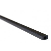 Tube carbone rectangle/rond – 6.15x4.15/3mm 1m