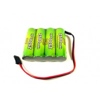 Accu NiMH A2pro Pack RX B 4,8V AP-2500AA JR
