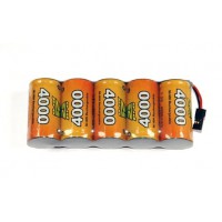 Accu NiMH Pack réception Sc-4000 mAh 6.0v JR