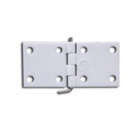 Charnière en nylon montée 34 x 16 mm, 10 pièces