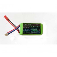 Accu LiPo Black Lithium 350mAh 45C 2S (25,7grs) BEC