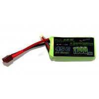 Accu LiPo Black Lithium 1300mAh 45C 2S (75grs) Dean