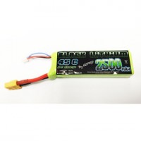 Accu LiPo Black Lithium 2500mAh 45C 2S (133,5 grs) XT60