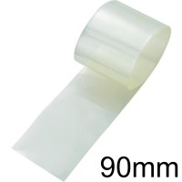 Gaine Thermoretractable 90mm transparente 100cm