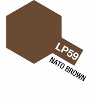 Pot de peinture laquée Tamiya LP-59 brun otan 10ml