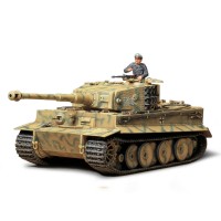 1/35e Tamiya Char Allemand Tiger I milieu de production
