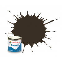 Peinture Humbrol Enamel 010 Marron armée brillant 14ml 
