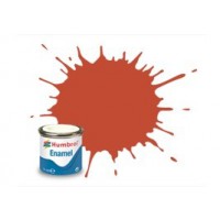 Peinture Humbrol Enamel 100 Rouge brun mat 14ml