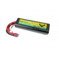 Accu LiPo Absima 4200mAh 2S 7.4V 25C Hardcase Dean