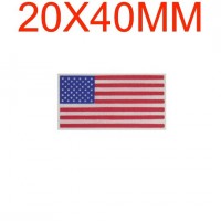 Drapeau Pavillon USA 20x40mm (tissus)