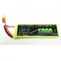 Accu LiPo Black Lithium 5000mAh 45C 2S (259 grs) XT60
