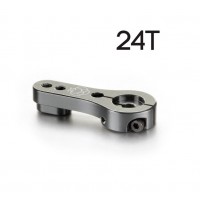 Palonnier de direction en alu 24 dents Gris