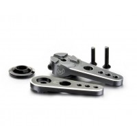 Palonniers 43/40mm alu 25 dents gris