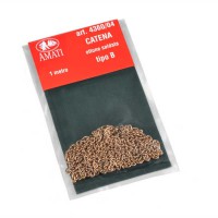 Chaîne en laiton 1 mètre type B 3,5mm