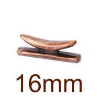 Taquet en métal 16 mm de long pièce
