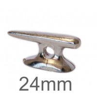Taquet nickelé percé 24mm de long pièce
