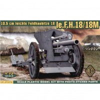1/72e Ace Models Canon allemand le F.H 18/18M 10,5cm