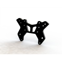 Support d'amortisseur avant alu noir Arrma