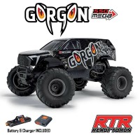Arrma 1/10 GORGON 4X2 MEGA 550 Gunmetal RTR SUR-COMMANDE