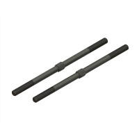 Biellette à pas inverse M6x130mm (Noir) x2 Arrma