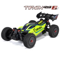 Arrma Buggy TYPHON 223S Brushless DSC 4X4 RTR 1/8e Jaune