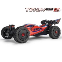 Arrma Buggy TYPHON 223S Brushless DSC 4X4 RTR 1/8e Rouge SUR-COMMANDE