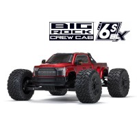 Arrma 1/7 BIG ROCK 6S 4X4 BLX Monster Truck RTR, Rouge SUR-COMMANDE