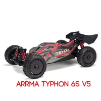 Arrma TYPHON 6S V5 4wd BLX Brushless Spektrum Firma RTR 1/8e SUR-COMMANDE