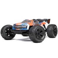 Arrma KRATON 6S V6 4WD BLX Monster Truck Bleu/Orange 1/8e