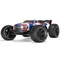 Arrma KRATON 6S V6 4WD BLX Monster Truck Bleu/Rouge 1/8e SUR-COMMANDE