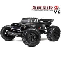 Arrma Notorious 6S 4X4 V6 BLX Stunt 1/8 Noir RTR