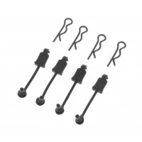 Clips de carrosserie (4pcs) Arrma