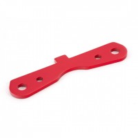 Support d'axe de suspension en aluminum rouge Arrma 